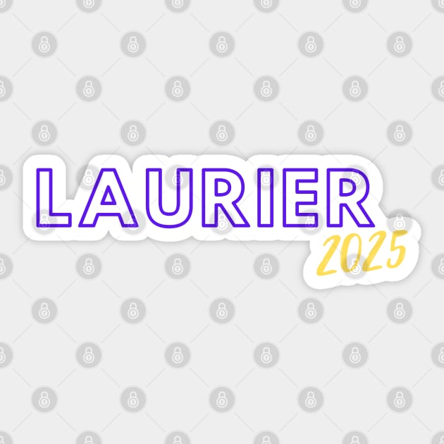 Laurier 2025 Sticker by stickersbyjori